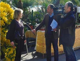 Mars 2009 - Reportage sur la fête du mimosa à Pégomas (Alpes-Maritimes)