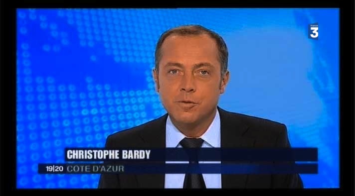 Vidéo de Christophe Bardy au JT de France 3